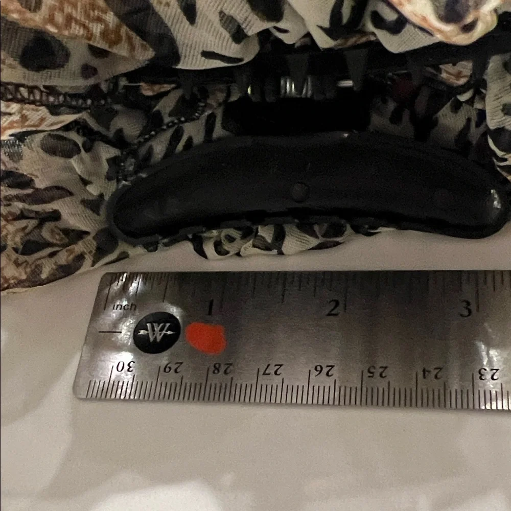Leopard Hair Scrunchie Clip animal pattern lightweight